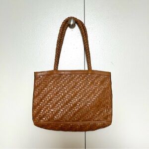 Bembien Ella woven leather shoulder bag